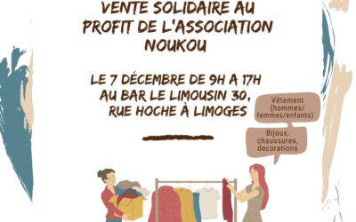 VENTES SOLIDAIRES – 7 décembre 2024 – Bar le Limousin – Limoges